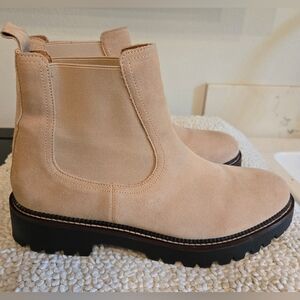 Caslon Tan Ankle Boots